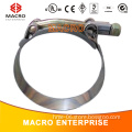 stainless steel T-bolt clamp turbo pipe hose coupler